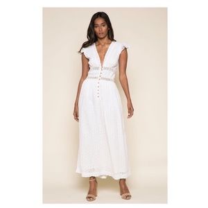 RAGA White Eyelet Maxi Dress